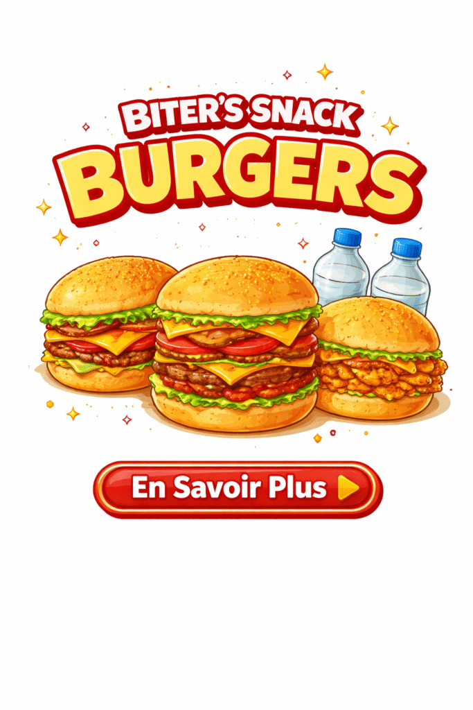 Un choix de Burgers maison