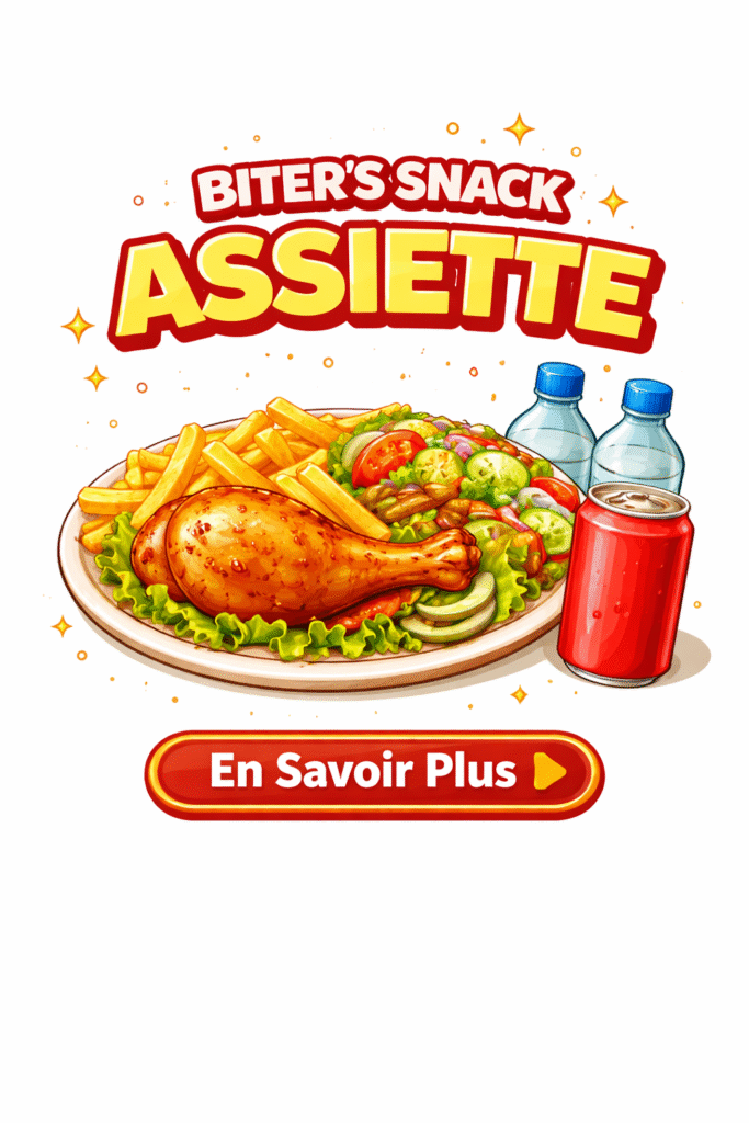 Différentes assiettes au choix